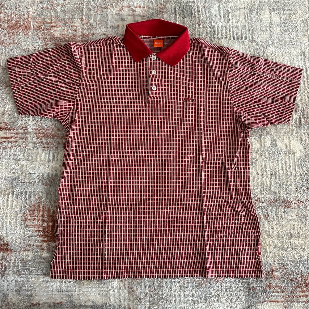Hugo Boss tshirt, XL, red